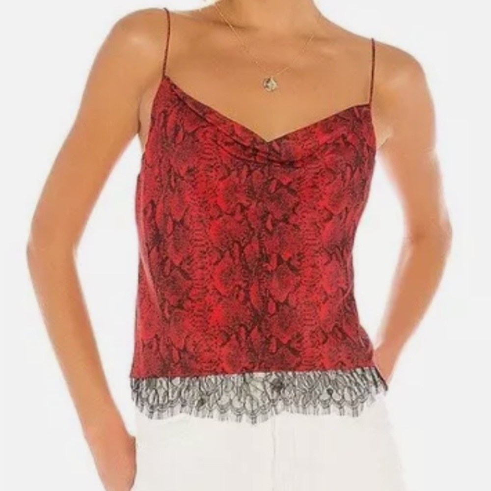 Alice and Olivia Lace trimmed tank
